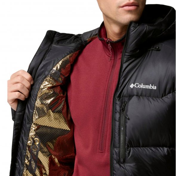 Columbia Cloudview™ Down Hooded Jacket 2134192-010 Μαύρο