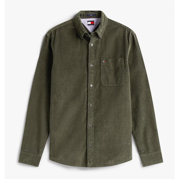 Tommy Hilfiger Ανδρικό Κοτλέ Πουκάμισο DM0DM22021 MRH Πράσινο