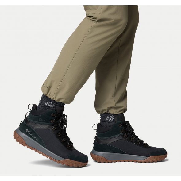 Columbia Μποτάκια Πεζοπορίας Burnsider™ Waterproof 2128821 010 Μαύρο