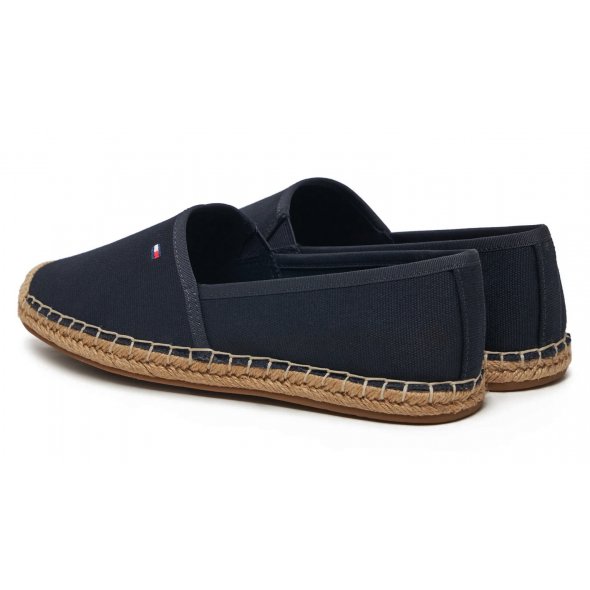 Tommy Hilfiger Γυναικείες Εσπαντρίγιες Flag Canvas Espadrille FW0FW08541 DW5 Μπλε