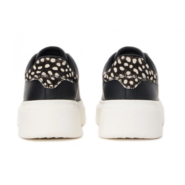 Tommy Hilfiger Γυναικείο Δερμάτινο Sneaker FW0FW09023 0GL Μαύρο