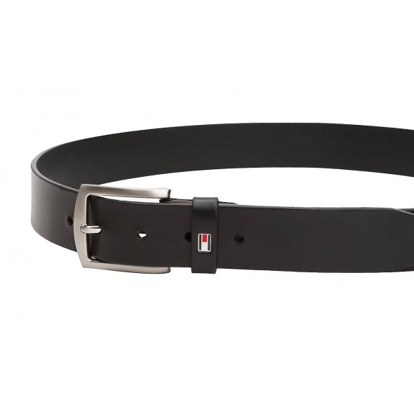 Tommy Hilfiger Ανδρική Δερμάτινη Ζώνη New Denton 3.5 AM0AM08360 990 Μαύρο