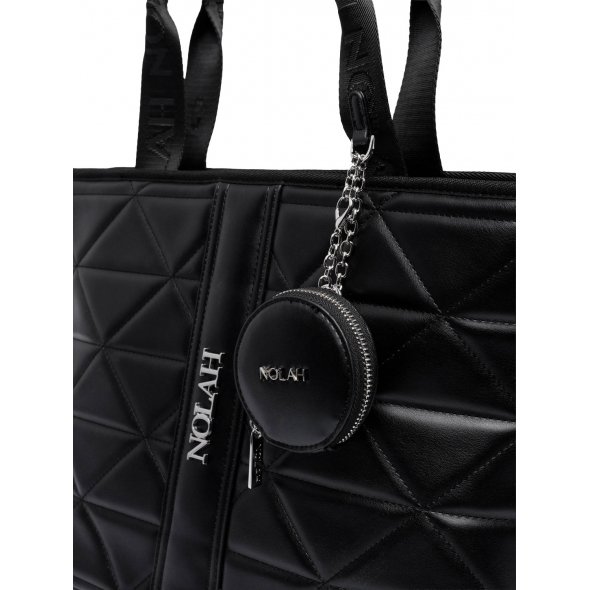 Nolah Γυναικεία Τσάντα Ava Black Silver