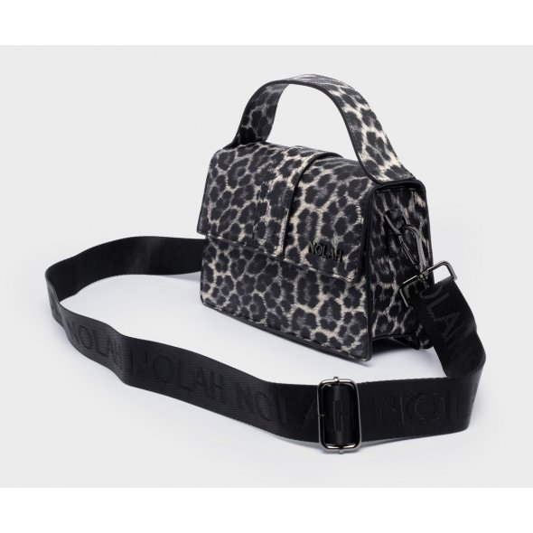 Nolah Γυναικεία Τσάντα Blake Leopard Black Gun