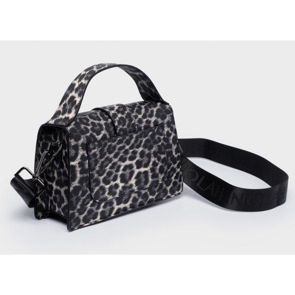 Nolah Γυναικεία Τσάντα Blake Leopard Black Gun