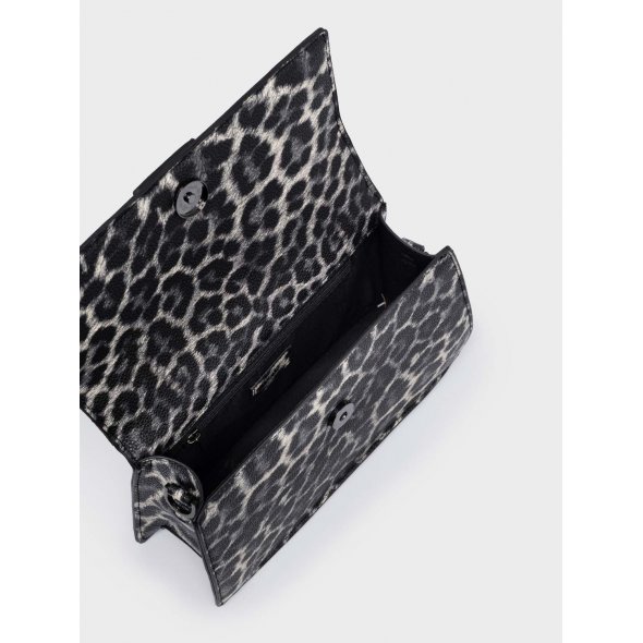 Nolah Γυναικεία Τσάντα Blake Leopard Black Gun