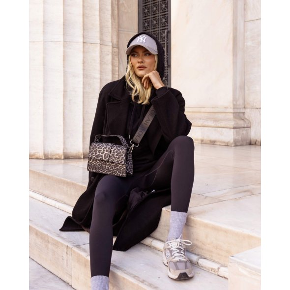 Nolah Γυναικεία Τσάντα Blake Leopard Black Gun