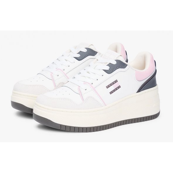 Tommy Hilfiger Tjw Retro Basket Flatform EN0EN02916 0GD Εκρού