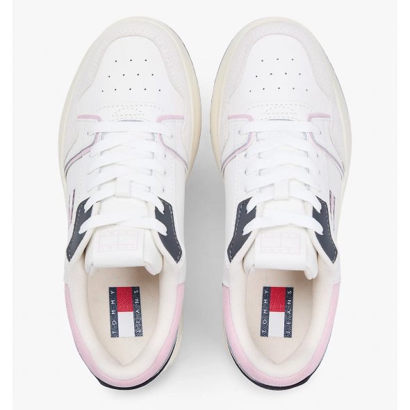 Tommy Hilfiger Tjw Retro Basket Flatform EN0EN02916 0GD Εκρού