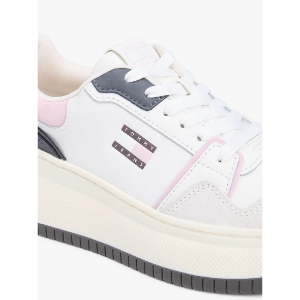 Tommy Hilfiger Tjw Retro Basket Flatform EN0EN02916 0GD Εκρού