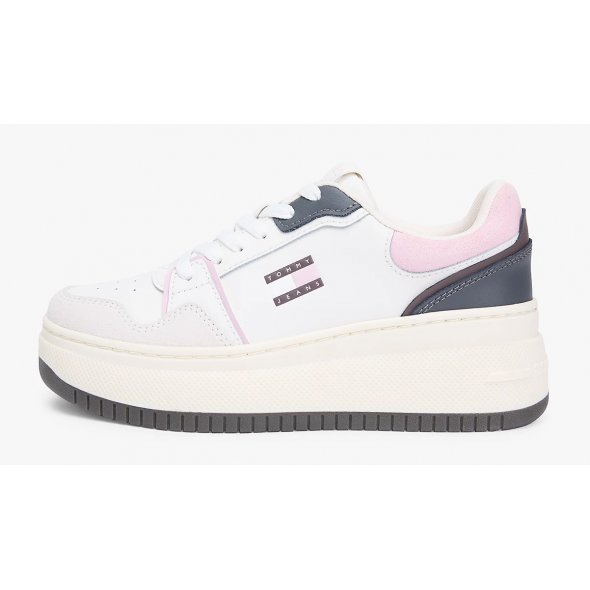 Tommy Hilfiger Tjw Retro Basket Flatform EN0EN02916 0GD Εκρού
