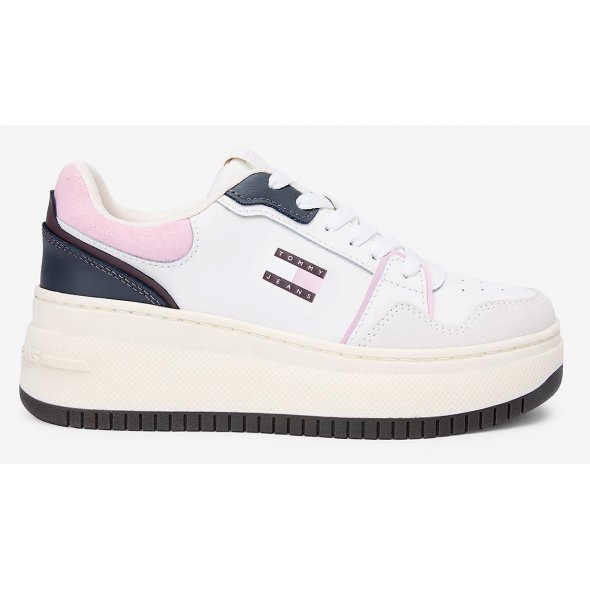 Tommy Hilfiger Tjw Retro Basket Flatform EN0EN02916 0GD Εκρού