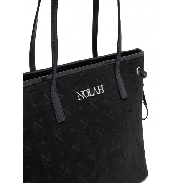 Nolah Γυναικεία Τσάντα Florence Black Silver