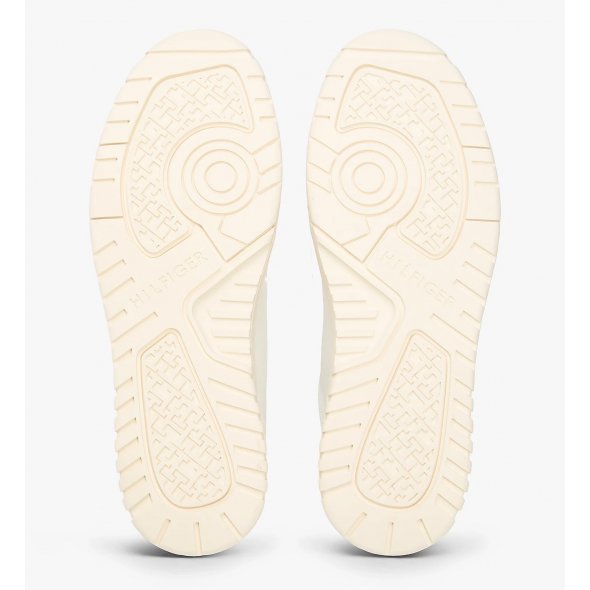 Tommy Hilfiger Ανδρικό Δερμάτινο Sneaker fm0fm05713 YBL Λευκό