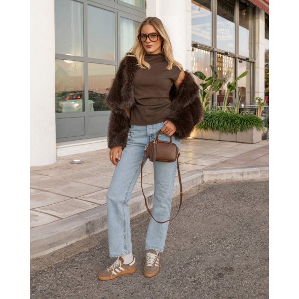 Nolah Γυναικεία Τσάντα Laura Brown Gold