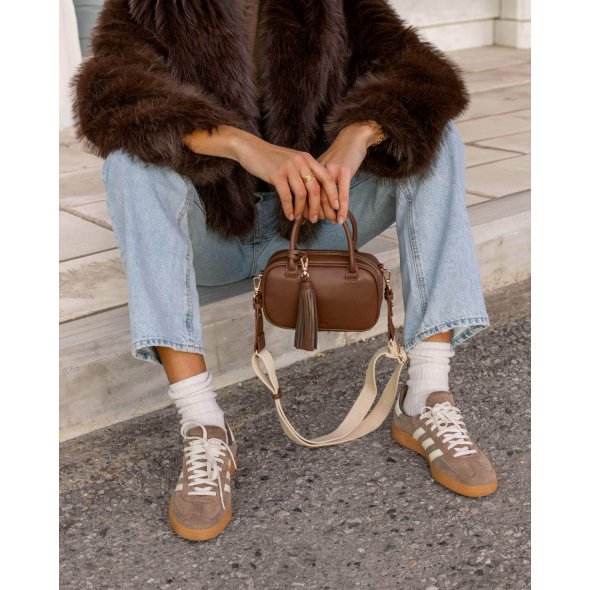 Nolah Γυναικεία Τσάντα Laura Brown Gold