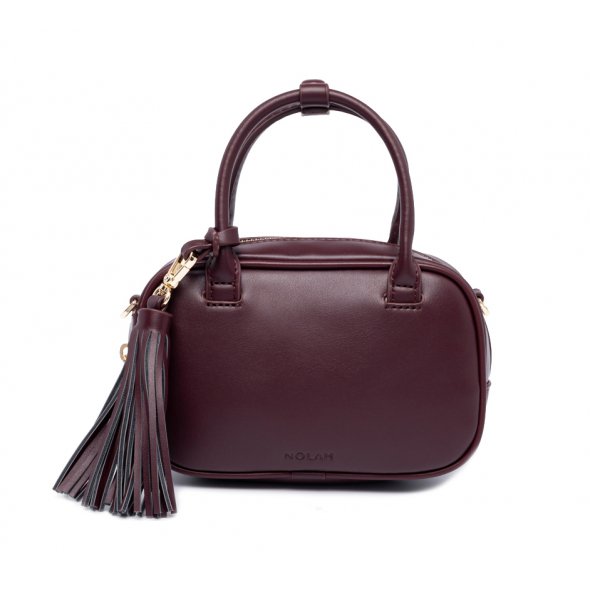Nolah Γυναικεία Τσάντα Laura Burgundy Gold