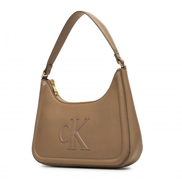 Calvin Klein Τσάντα Ck Small Shoulder Bag LV04F3230G VFU Μπεζ