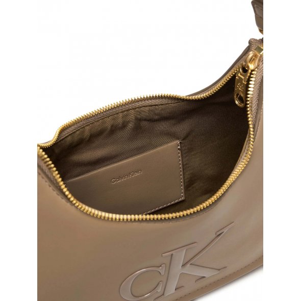 Calvin Klein Τσάντα Ck Small Shoulder Bag LV04F3230G VFU Μπεζ