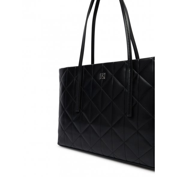 Calvin Klein Γυναικεία Τσάντα Quilted Small Tote LV04F3325G UB1 Μαύρο