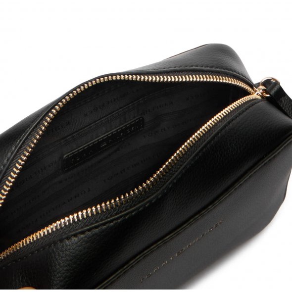 Tommy Hilfiger Γυναικεία Τσάντα Th Logo Camera Bag AW0AW18115 BDS Μαύρο