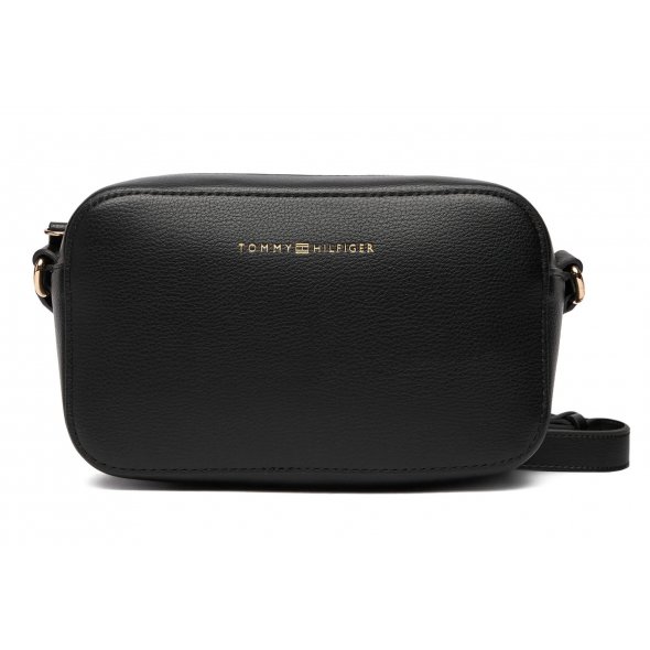 Tommy Hilfiger Γυναικεία Τσάντα Th Logo Camera Bag AW0AW18115 BDS Μαύρο