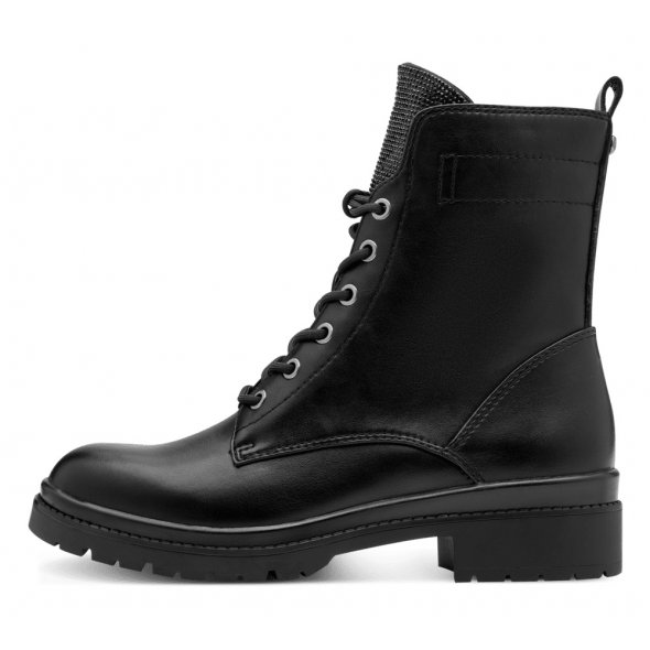 Tamaris Μποτάκι Flat 1-25236-45 043 Μαύρο