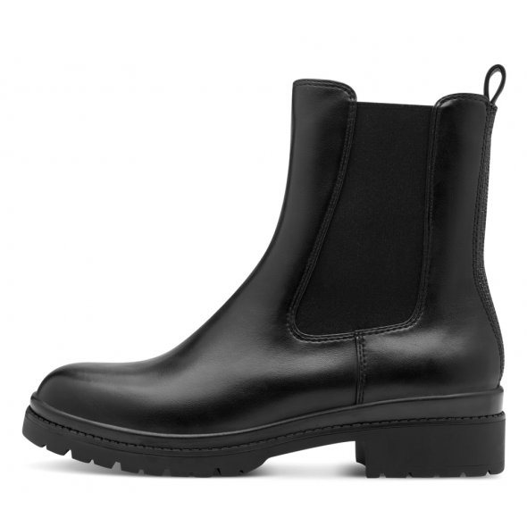 Tamaris Μποτάκι Flat 1-25428-43 043 Μαύρο