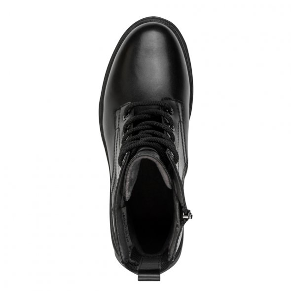 Tamaris Comfort Γυναικείο Δερμάτινο Μποτάκι 8-85296-45 001 Μαύρο