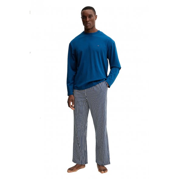 Tommy Hilfiger Σετ Ανδρικές Πιτζάμες UM0UM03602 0V2 Μπλε