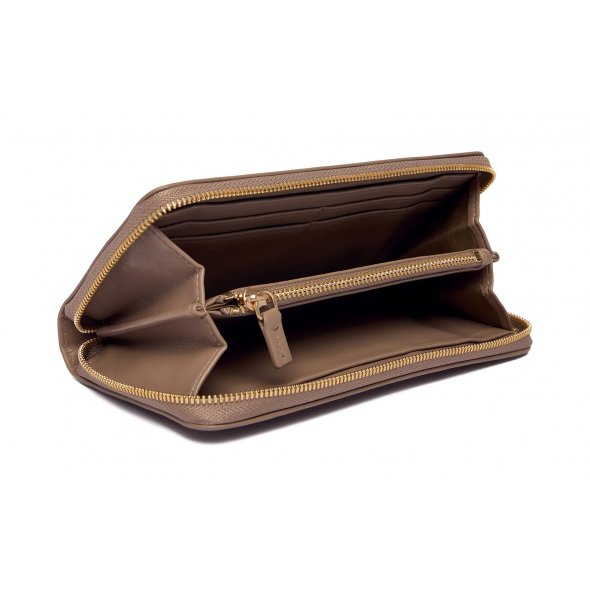 Calvin Klein Γυναικείο Μεγάλο Πορτοφόλι LV04F1093G VFU Μπεζ