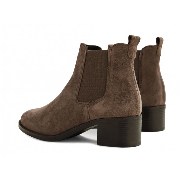 Tamaris Δερμάτινο Μποτάκι 1-25026-41 378 Taupe