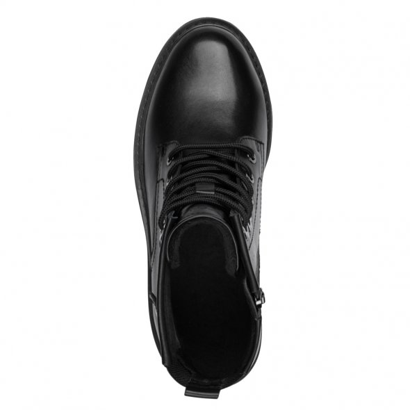 Tamaris Comfort Γυναικείο Δερμάτινο Μποτάκι 8-85203-45 001 Μαύρο