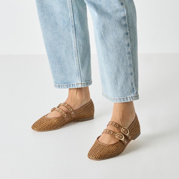 Tamaris Μπαλαρίνα 1-22144-46 305 Cognac