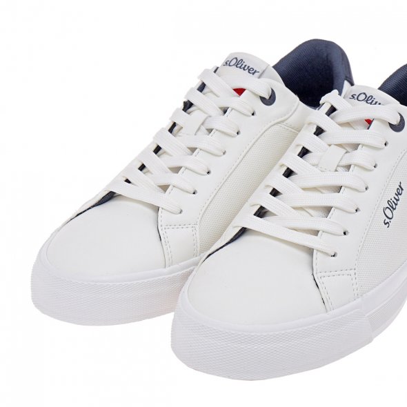S.Oliver Ανδρικό Sneaker 2177855 0100 Λευκό