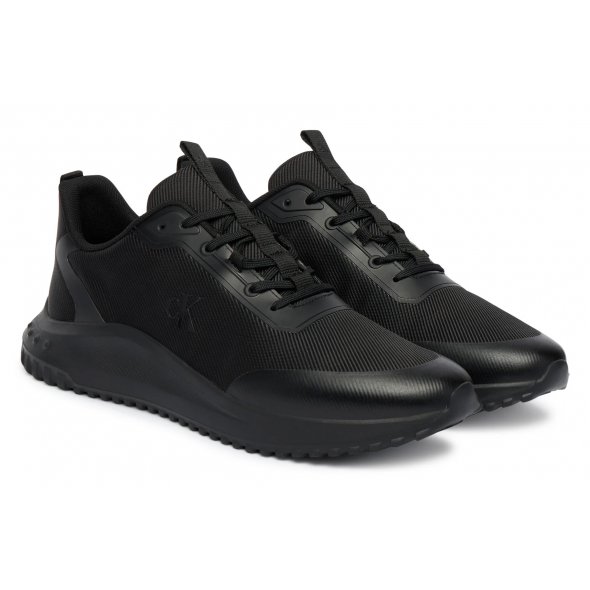Calvin Klein Ανδρικό Sneaker Eva Runner Lace Up Mat Mix YM0YM01442 0GJ Μαύρο
