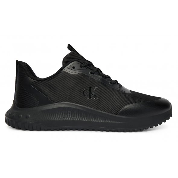 Calvin Klein Ανδρικό Sneaker Eva Runner Lace Up Mat Mix YM0YM01442 0GJ Μαύρο