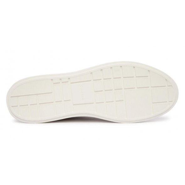 Calvin Klein Ανδρικό Δερμάτινο Sneaker HM0HM02125 0LA Εκρού