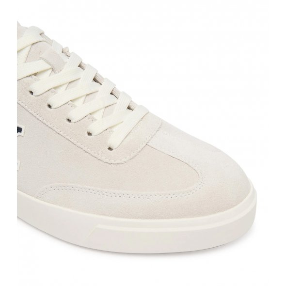 Calvin Klein Ανδρικό Δερμάτινο Sneaker HM0HM02125 0LA Εκρού
