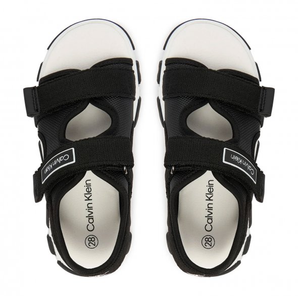 Calvin Klein Παιδικό Πέδιλο Για Αγόρια V1B2-83321-1564 Μαύρο