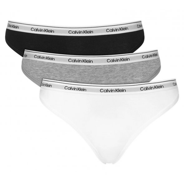 Calvin Klein Underwear Σετ 3 Σλιπ Κλασικά 000QD5207E MPI Πολύχρωμο