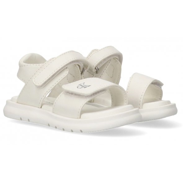 Calvin Klein Παιδικό Πέδιλο Για Κορίτσια V1A2-83240-0326 Λευκό