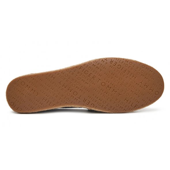 Tommy Hilfiger Γυναικείες Εσπαντρίγιες Flag Canvas Espadrille FW0FW08541 BDS Μαύρο