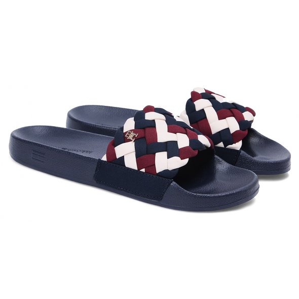 Tommy Hilfiger Γυναικεία Παντόφλα Pool Slide FW0FW09203 0GY Μπλε
