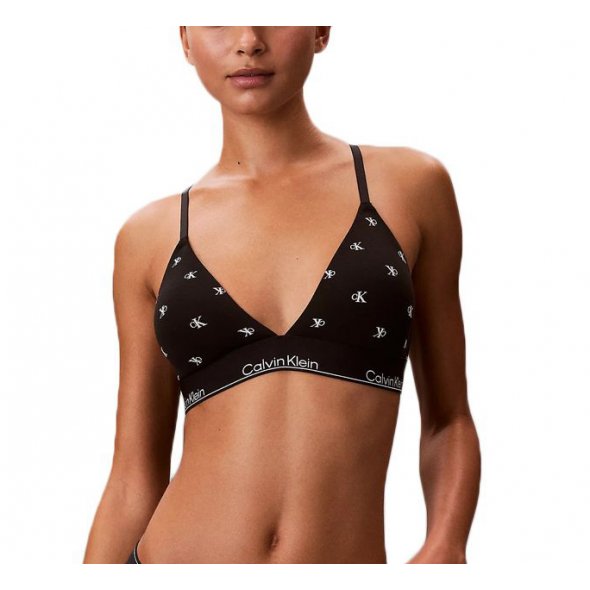 Calvin Klein Underwear Lightly Lined Triangle LV00QF8498 PCS Μαύρο