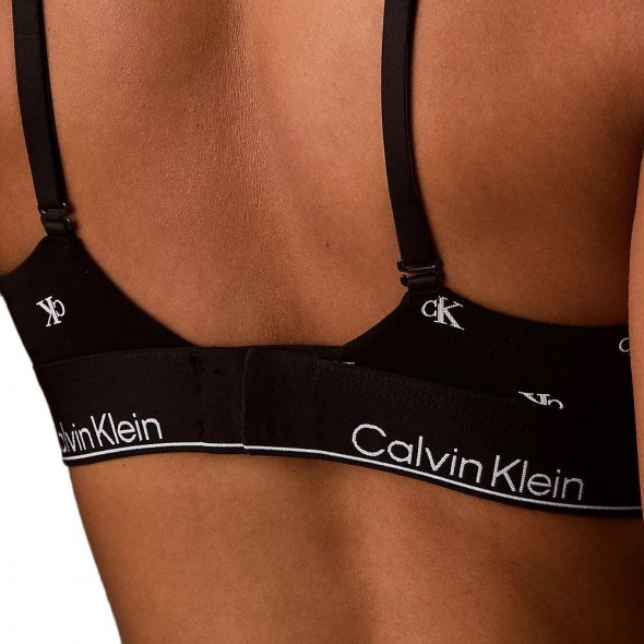Calvin Klein Underwear Lightly Lined Triangle LV00QF8498 PCS Μαύρο