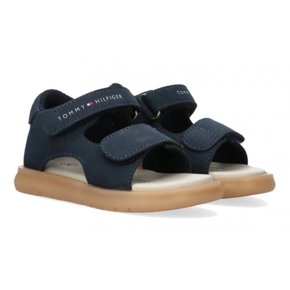 Tommy Hilfiger Kids Πέδιλο Για Αγόρια T1B234382-0315 Μπλε