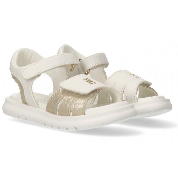 Tommy Hilfiger Kids Πέδιλο Για Κορίτσια T1A2-34274-0326 Λευκό/Χρυσό