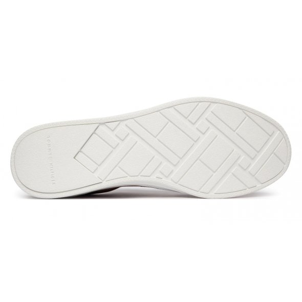 Tommy Hilfiger Ανδρικό Δερμάτινο Sneaker FM0FM05870 GU9 Ταμπά