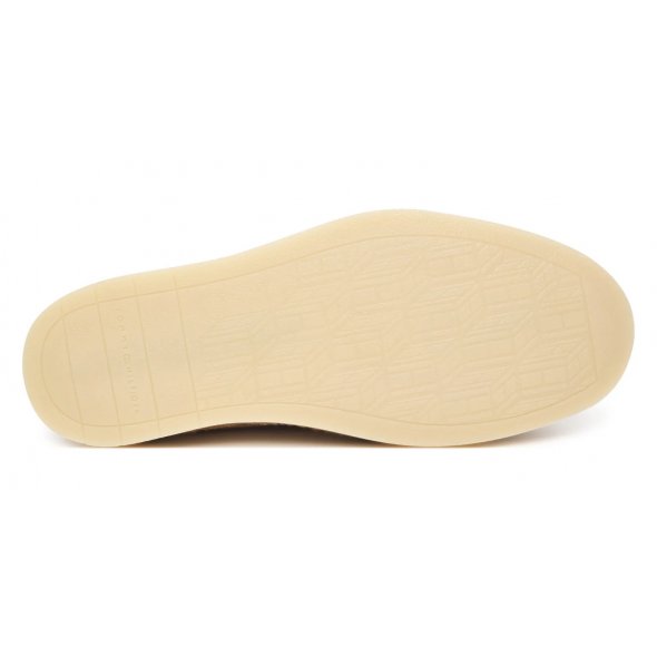 Tommy Hilfiger Ανδρικό Δερμάτινο Μοκασίνι FM0FM05782 AFE Μπεζ